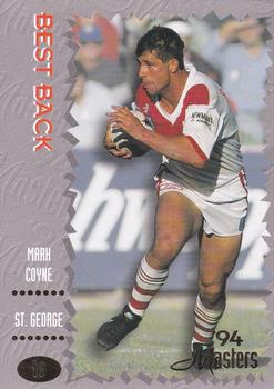 1994 Dynamic NSW Rugby League '94 Masters #68 Mark Coyne Front